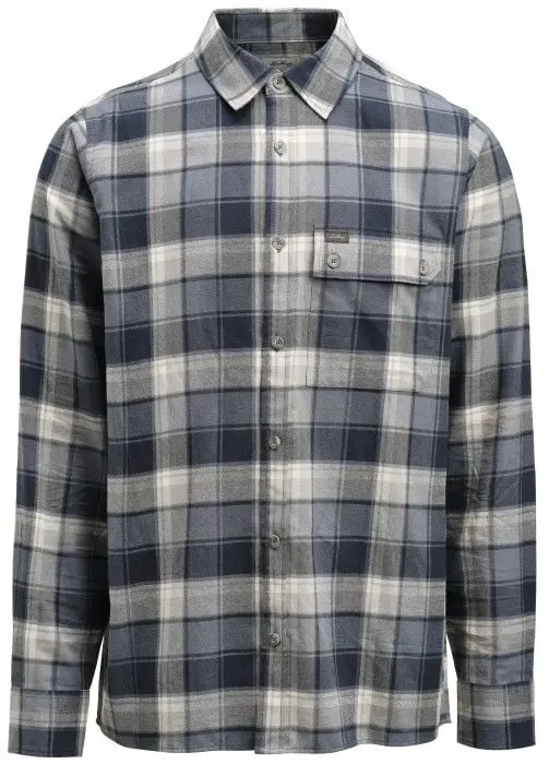 Lundhags Lundhags Järpen Plaid Flannel Shirt Dark Sky Blue