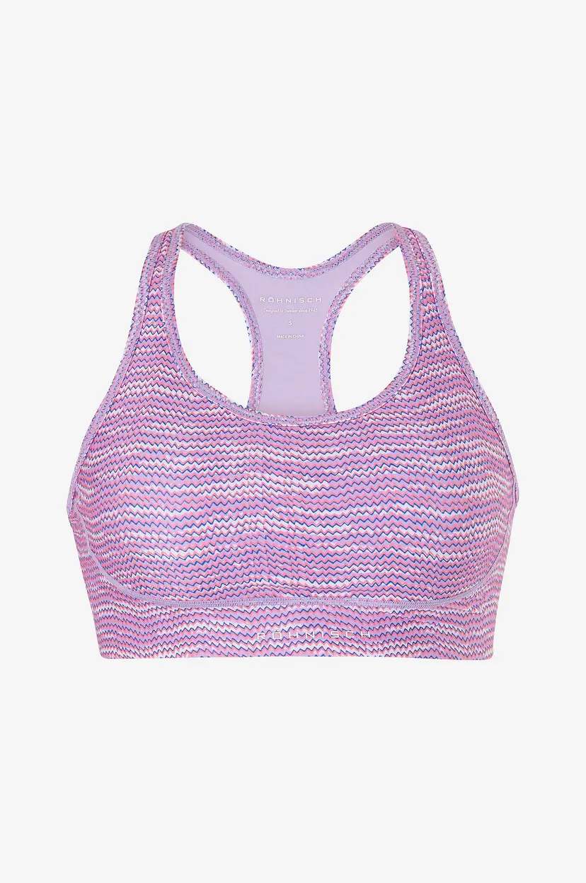 Rohnisch Sports-BH Flattering Printed Sportsbra - Lilla