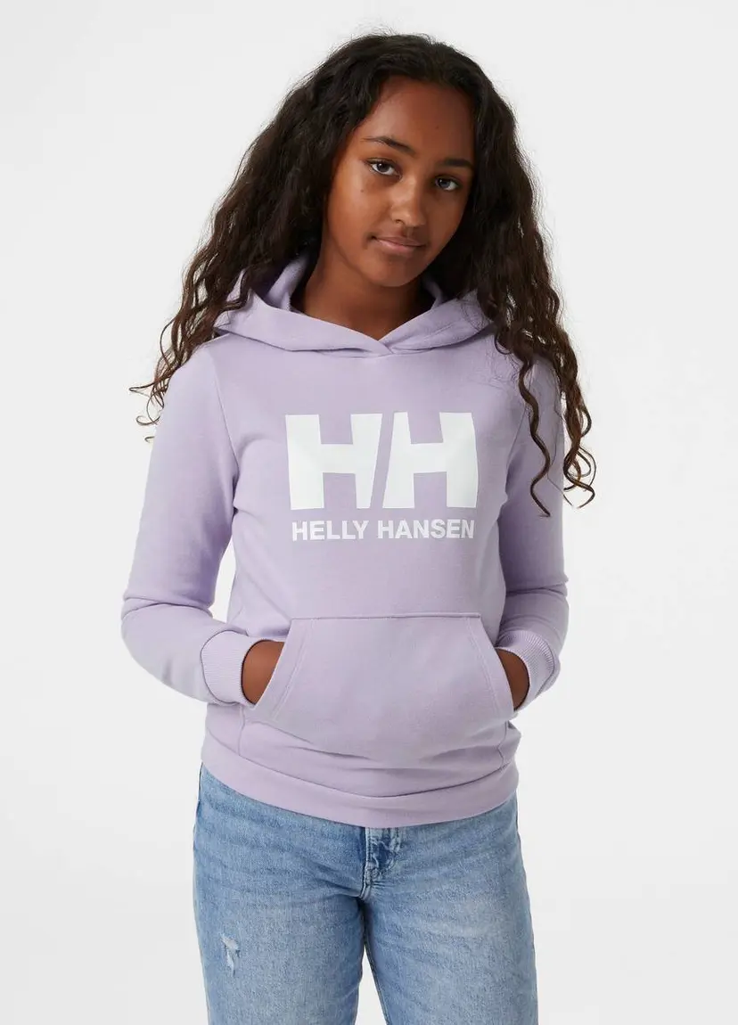 Helly Hansen Helly Hansen Jr HH Logo Hoodie 2.0 Lilatech (176 /16 år)