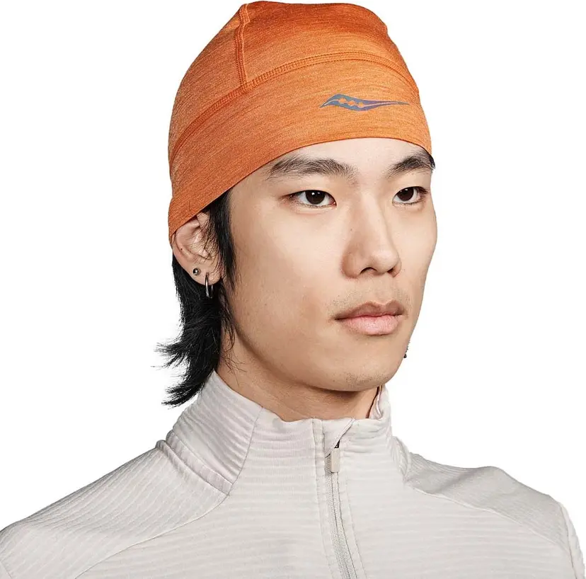 Saucony Saucony Unisex Peregrine Merino Beanie Amber Heather