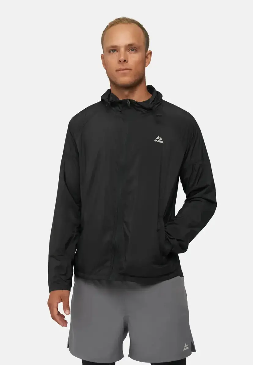 DANISH ENDURANCE DANISH ENDURANCE RUNNING WINDBREAKER, Sort, 2XL