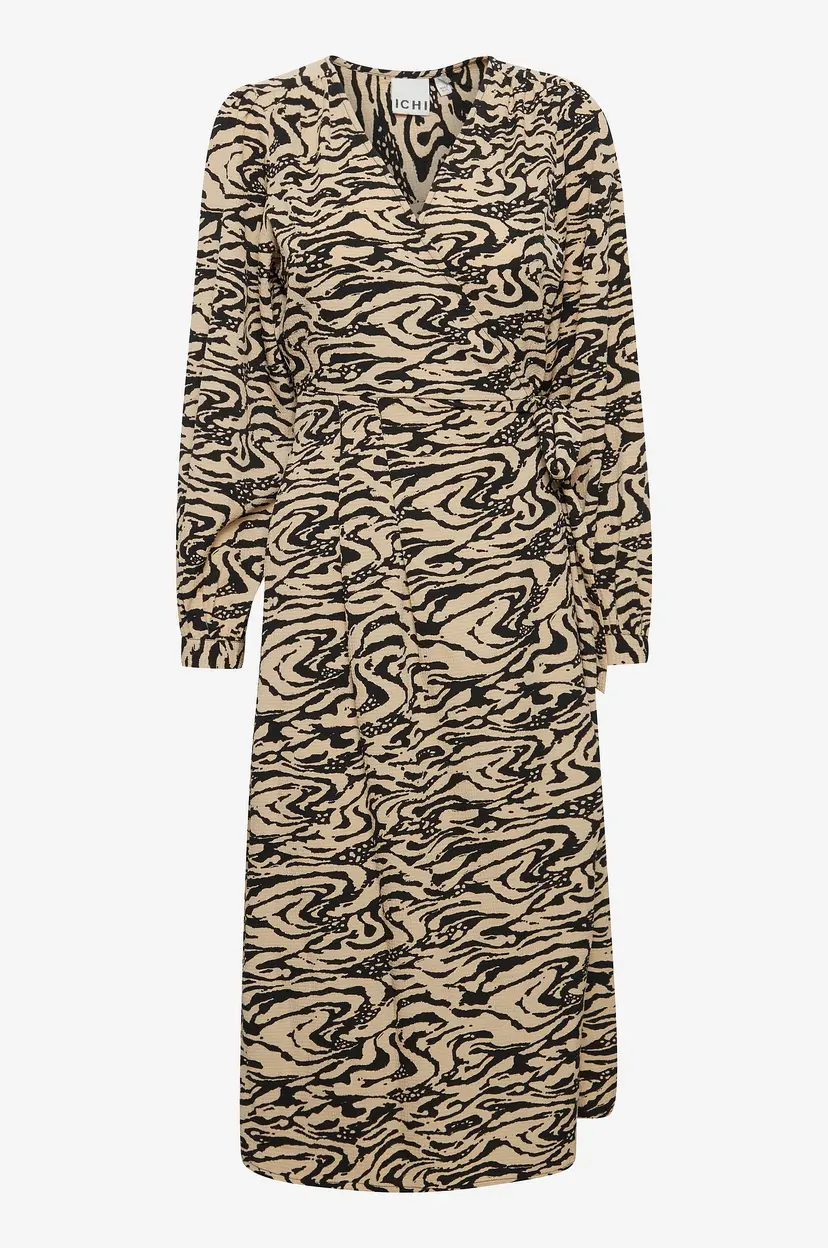 Ichi Omslagskjole ihFanora Dr - Beige