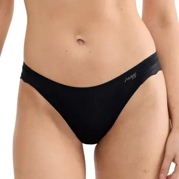Sloggi Sloggi Truser 2P GO Blush High Leg Brief Svart polyamid X-Small Dame