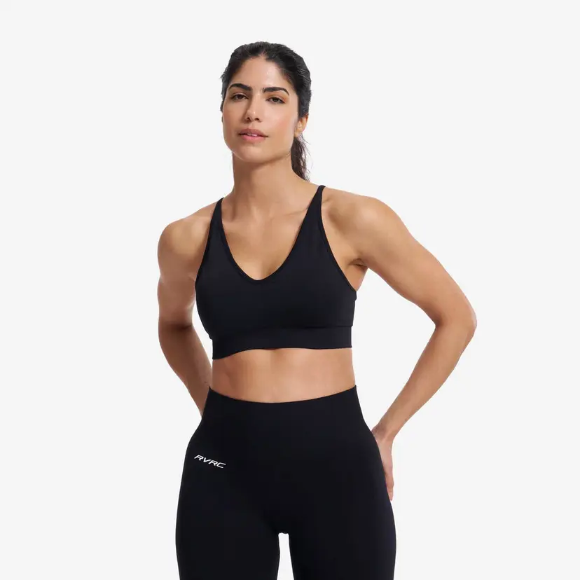 RevolutionRace Sculpt Seamless Sports Bra Dame Black
