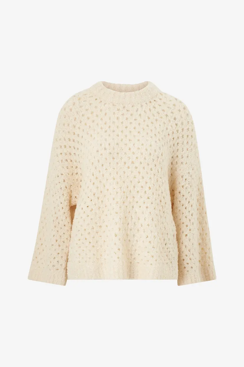 Soaked In Luxury Pullover slBabbette Mesh Pullover - Hvit