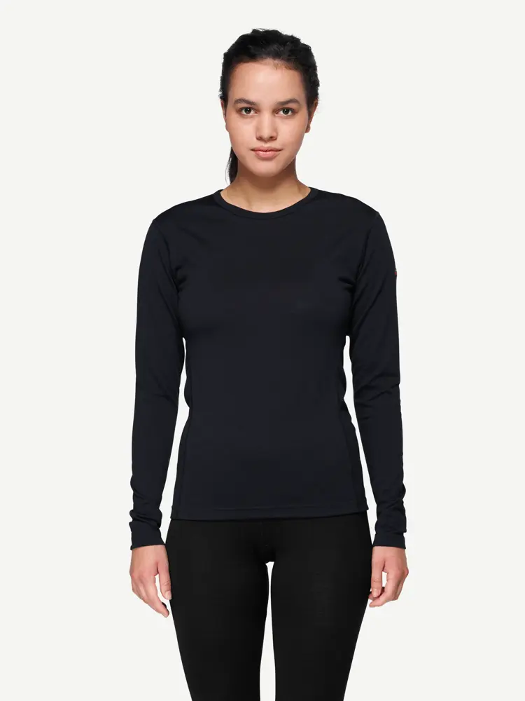 Devold Devold - Breeze Merino 150 Ulltrøye Dame - Large - Svart