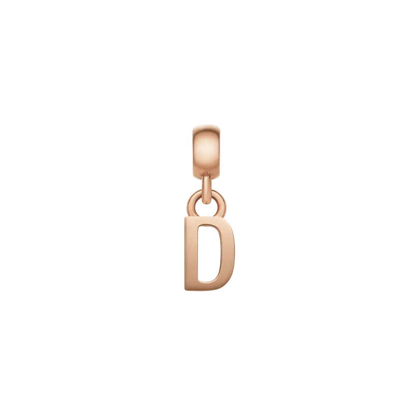 Daniel Wellington Rose Gold Charm Letter | DW
