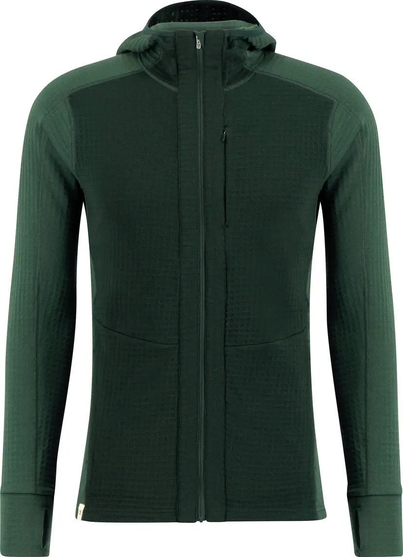 Ulvang Ulvang Men's Peak Field Hooded Full Zip Midlayer Trekking Green/Beetle Green
