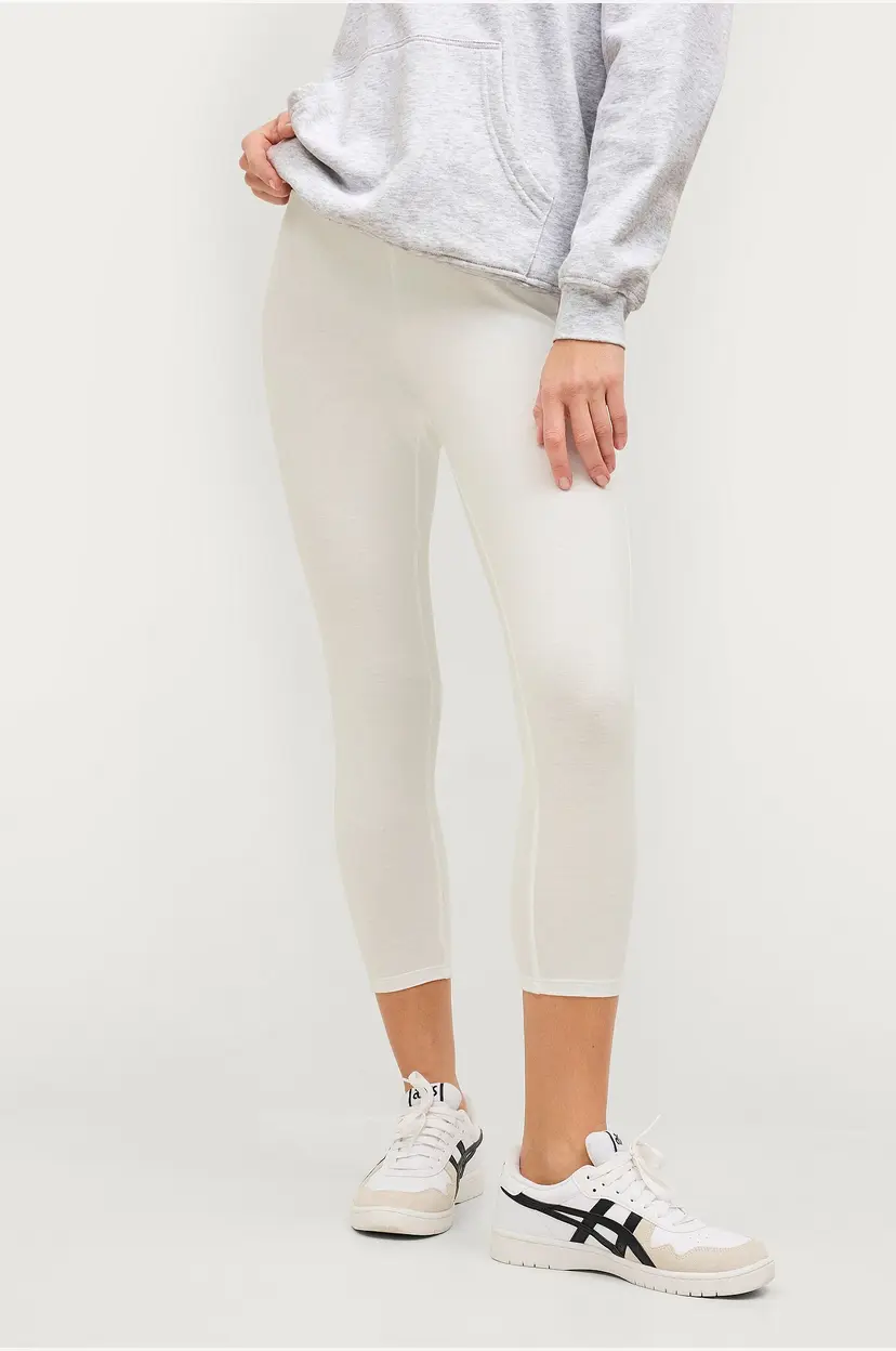 Ellos Collection Leggings med høy midje og 3/4-lengde - Hvit