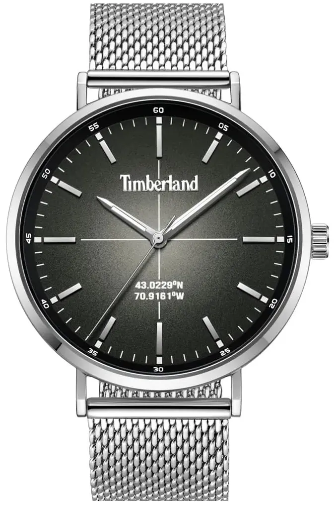 Timberland Timberland Herreklokke TDWGG2231103 Rangeley Grå/Stål Ø42 mm
