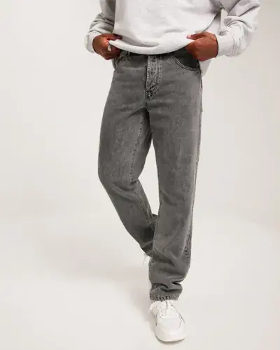 Only & Sons Only & Sons Onsedge Org Mid. Grey 7587 Dnm Jean Straight leg jeans Grå