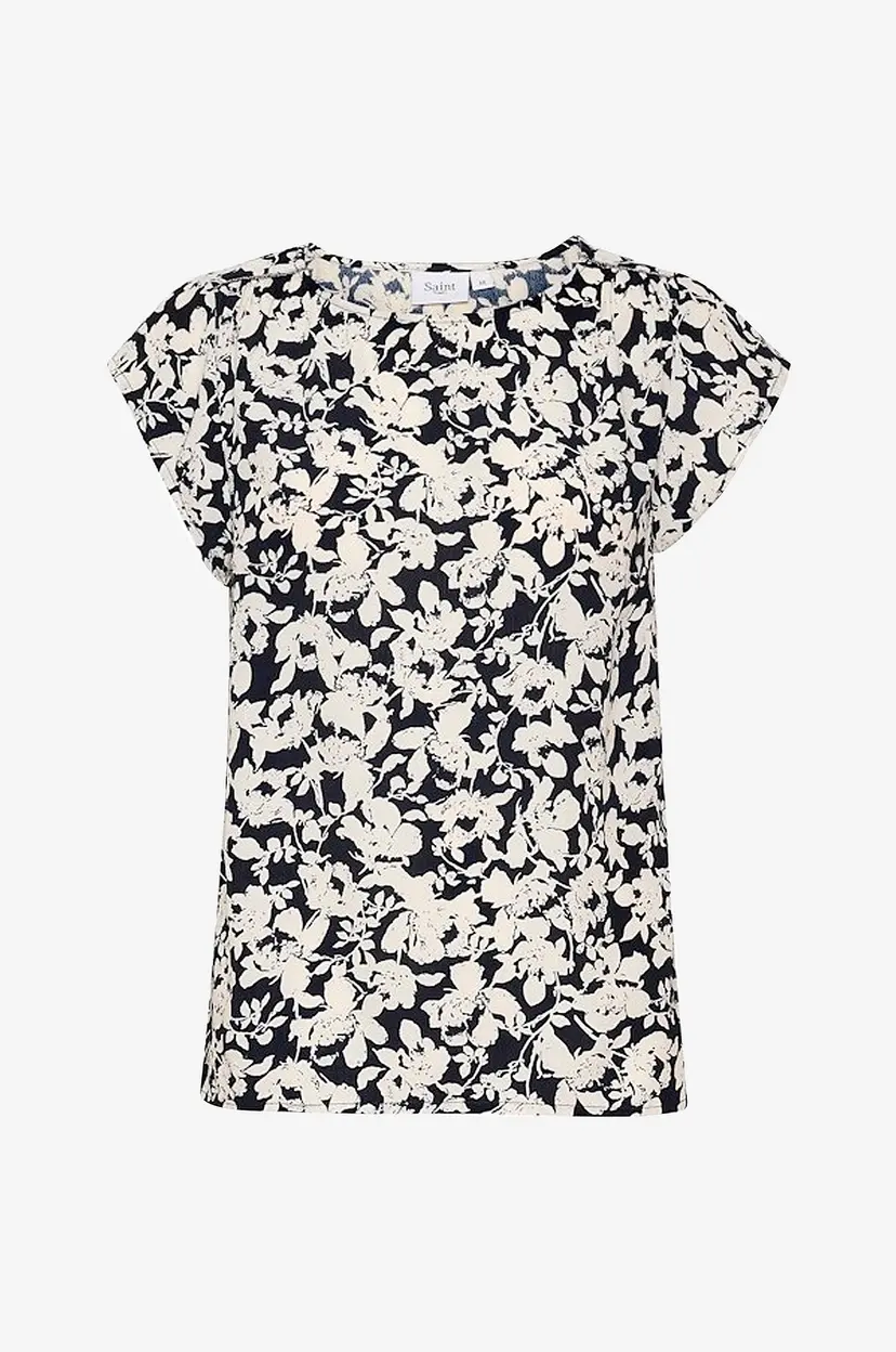 Saint Tropez Bluse BlancaSZ Adele SS Top - Blå