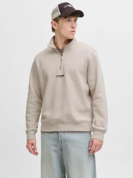 Jack & Jones Jjesoho Sweat Quarter Zip Hn Noos