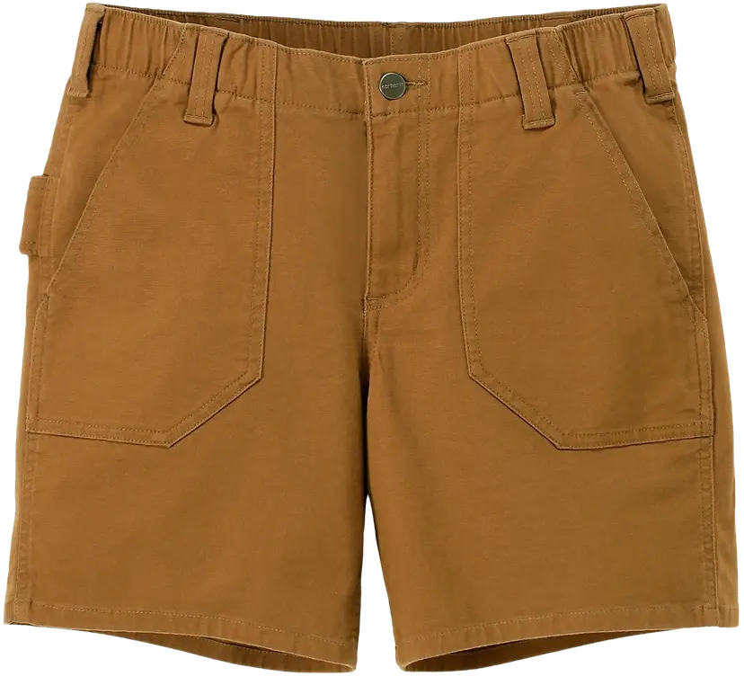 Carhartt Workwear Carhartt Workwear Carhartt W's Relaxed Fit Canvas Work Short Carhartt® Brown