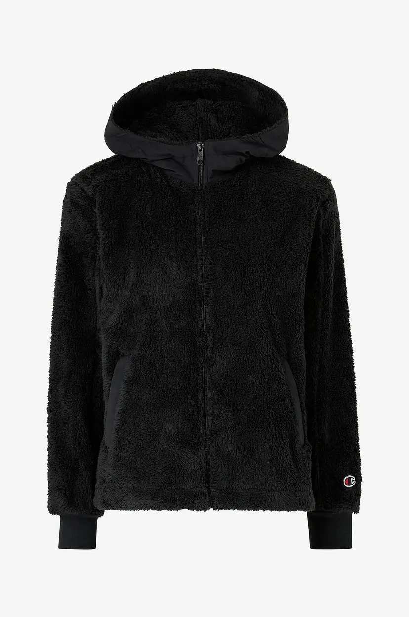 Champion Teddyjakke Full Zip - Svart
