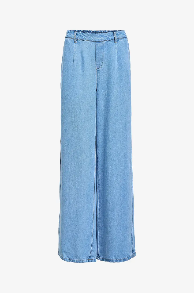 Object Collectors Item Bukser objFrame Lisa Wide MW Pants - Blå