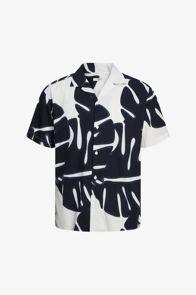 Jack & Jones Skjorte jprBlapalma Resort Shirt S/S - Hvit