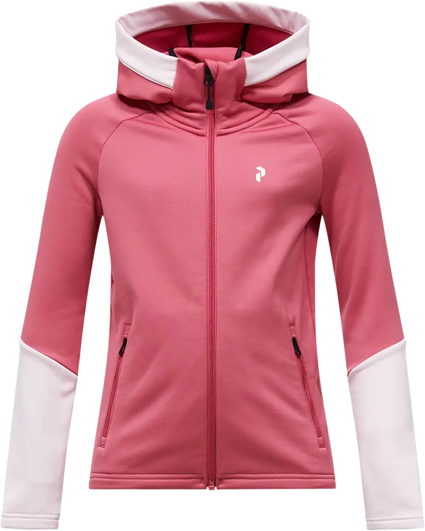 Peak Performance Peak Performance Junior's Rider Essentials Zip Jacket Mountain Blush/Frosted Blossom
