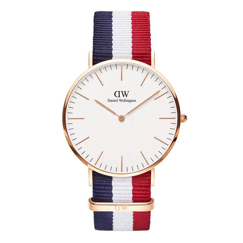 Daniel Wellington Rose Gold 40mm Mic Watch Classic Cambridge | DW