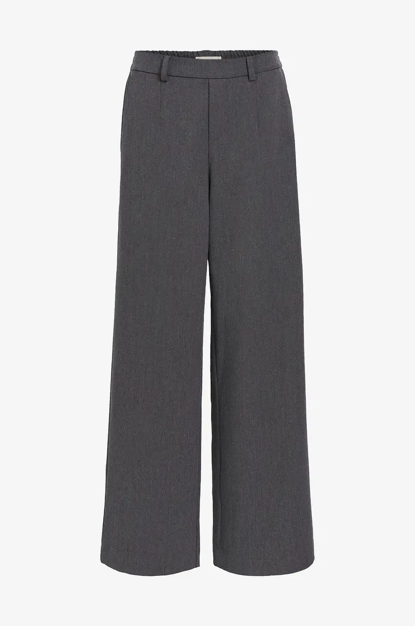 Object Collectors Item Bukser objLisa Wide Pant - Grå