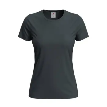 Stedman Stedman Classic Women T-shirt Antracit bomull Large Dame