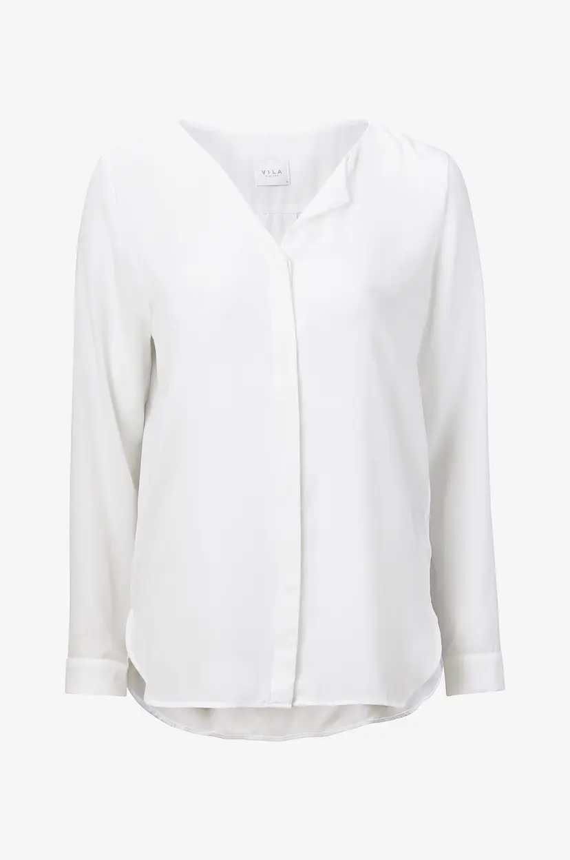 Vila Bluse viLucy L/S Shirt - Hvit