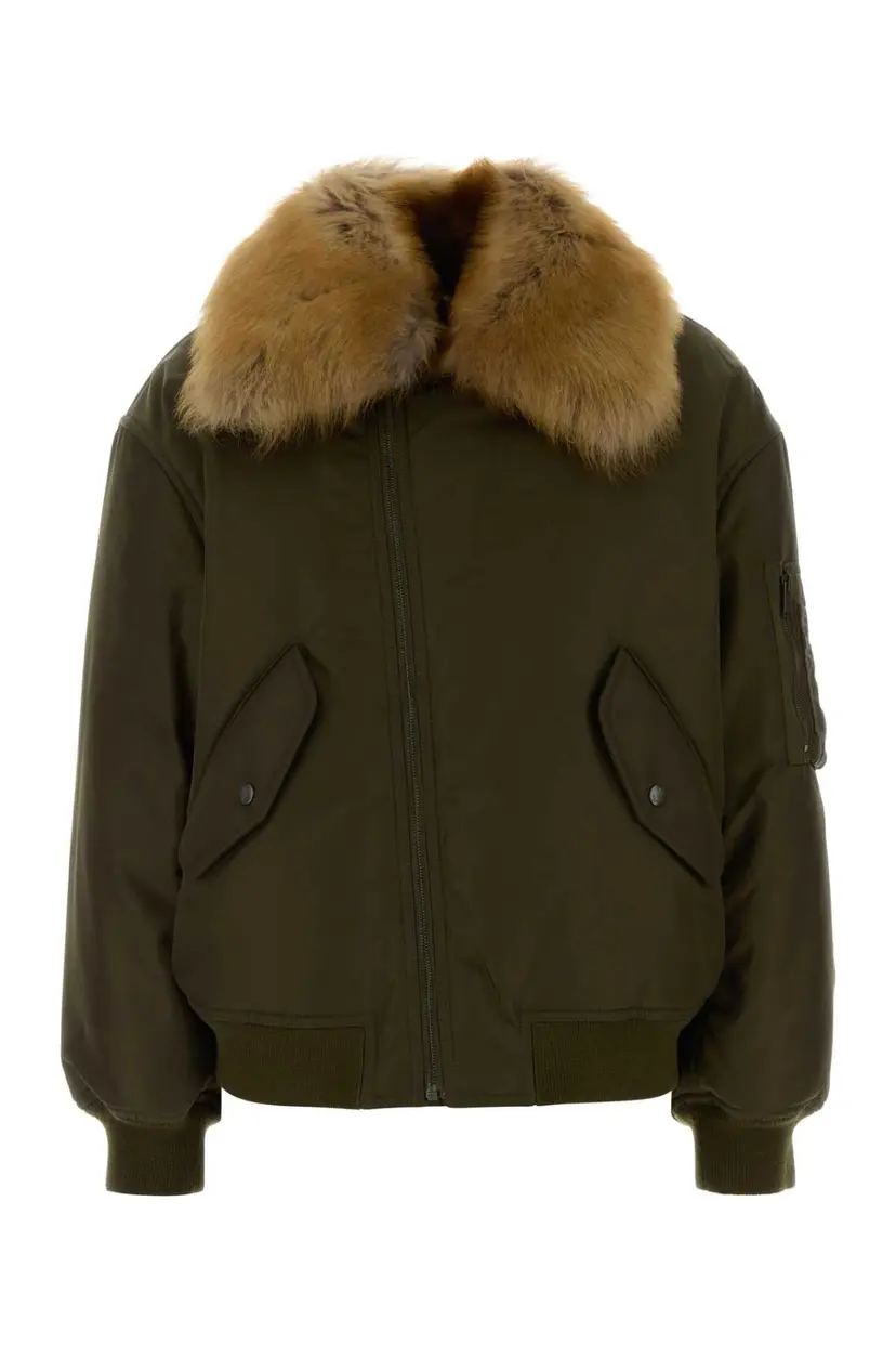 Saint Laurent Saint Laurent Bomberjakker – Grønn
