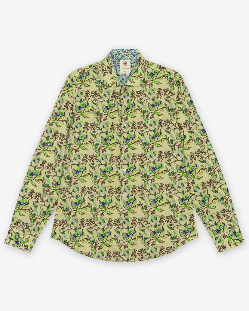 Ganesh Ganesh 70000DA Yellow Shirt