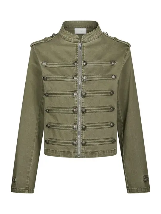 Neo Noir Neo Noir - Sivena Denim Jacket - Army