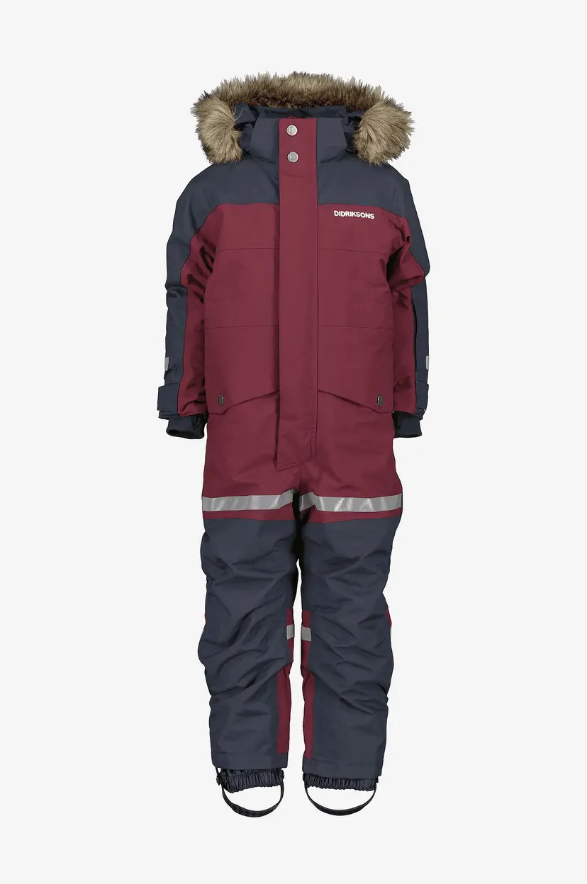 Didriksons Vinter-overall Bjärven Kds Cover 3 - Rød
