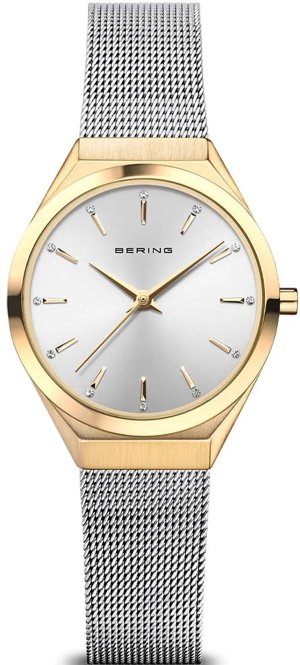BERING Bering Dameklokke 18729-010 Ultra Slim Sølvfarget/Stål Ø29 mm
