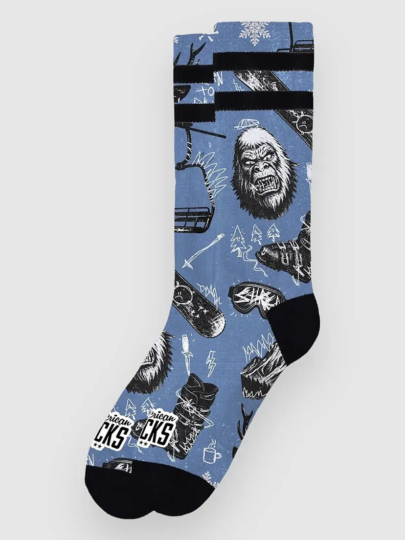 American Socks American Socks Powder - Mid High Socks mønster