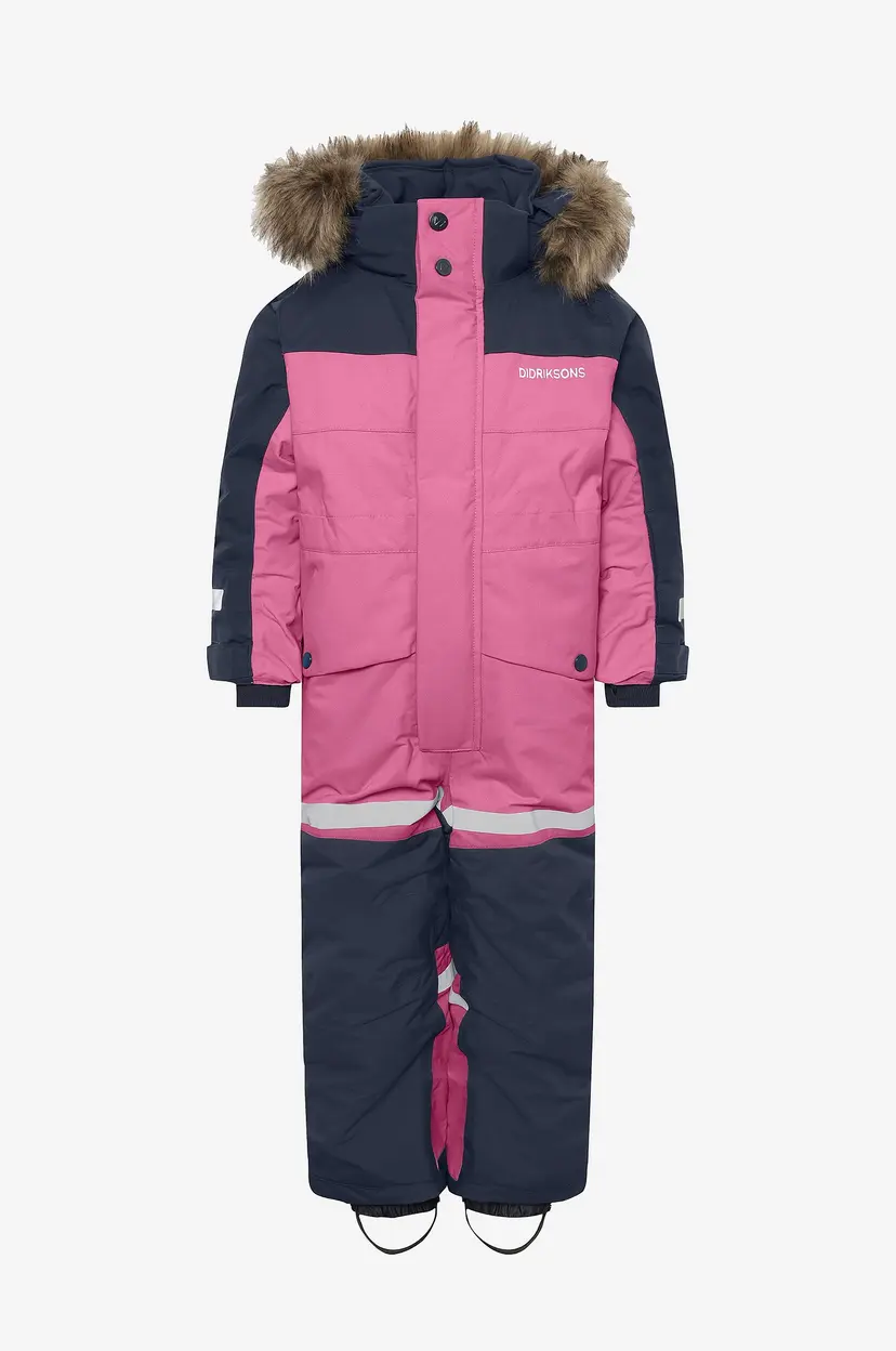 Didriksons Parkdress Bjärven Kids' Coverall - Rosa