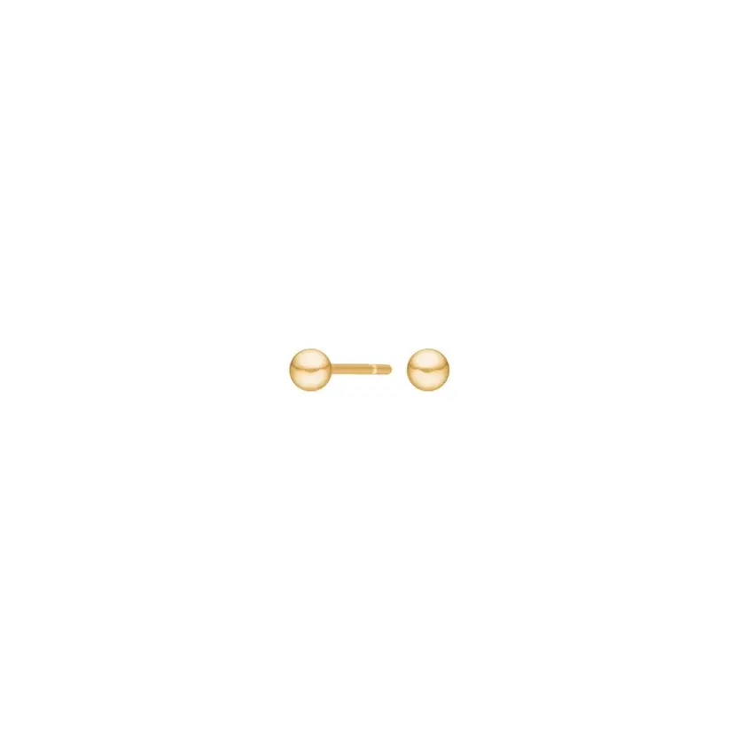 Nordahl Nordahl - 8kt. guld kugle øreringe, 3mm - 30310010300