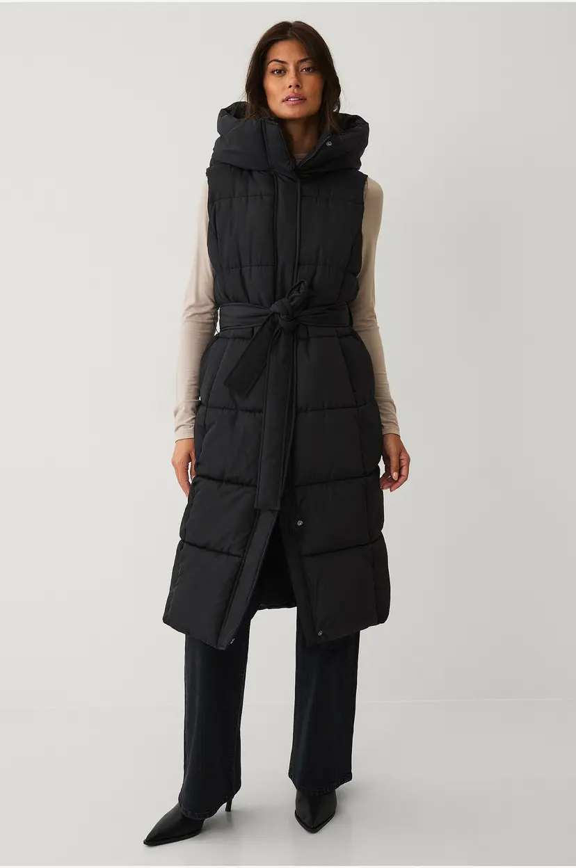 Ellos Collection Polstre vest - Svart