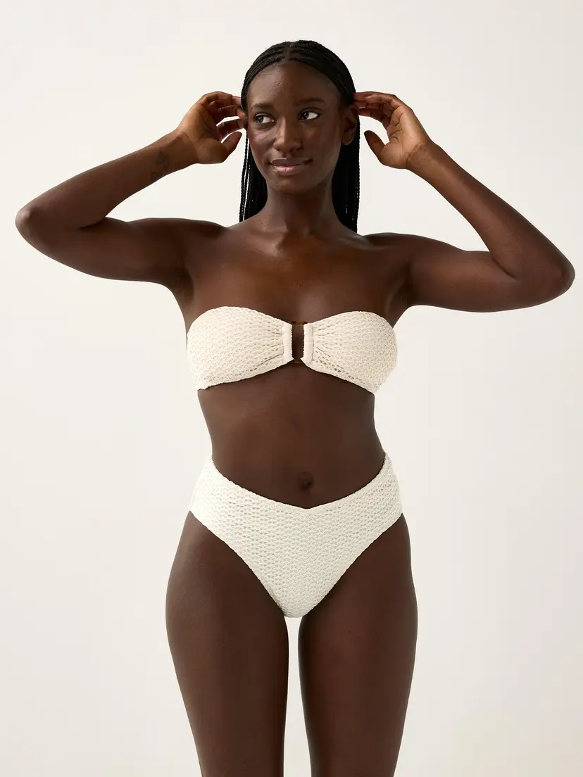 Lindex Mønsterstrikket bikiniunderdel