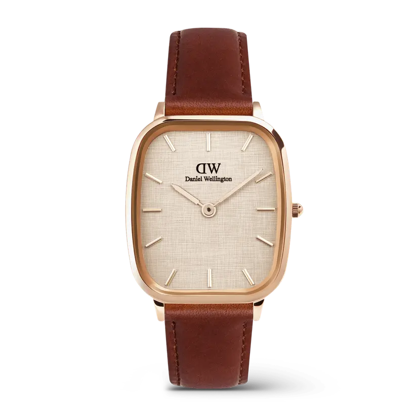 Daniel Wellington Rose Gold 32x36,3mm Watch Marlon St Mawes Linen | DW