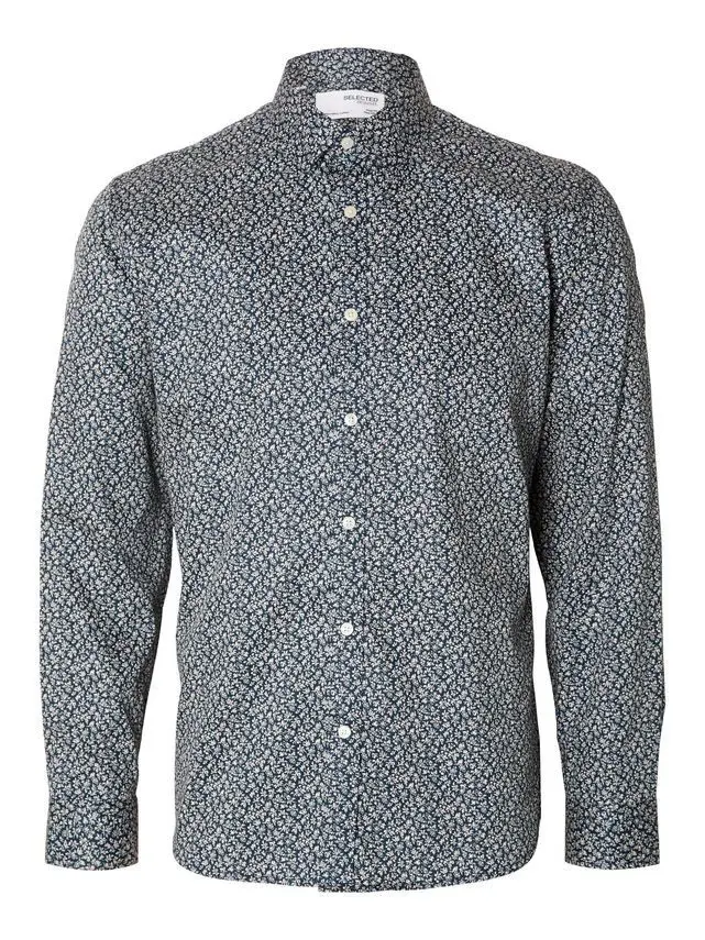 SELECTED SLHREGSOHO-AOP MIX SHIRT LS B