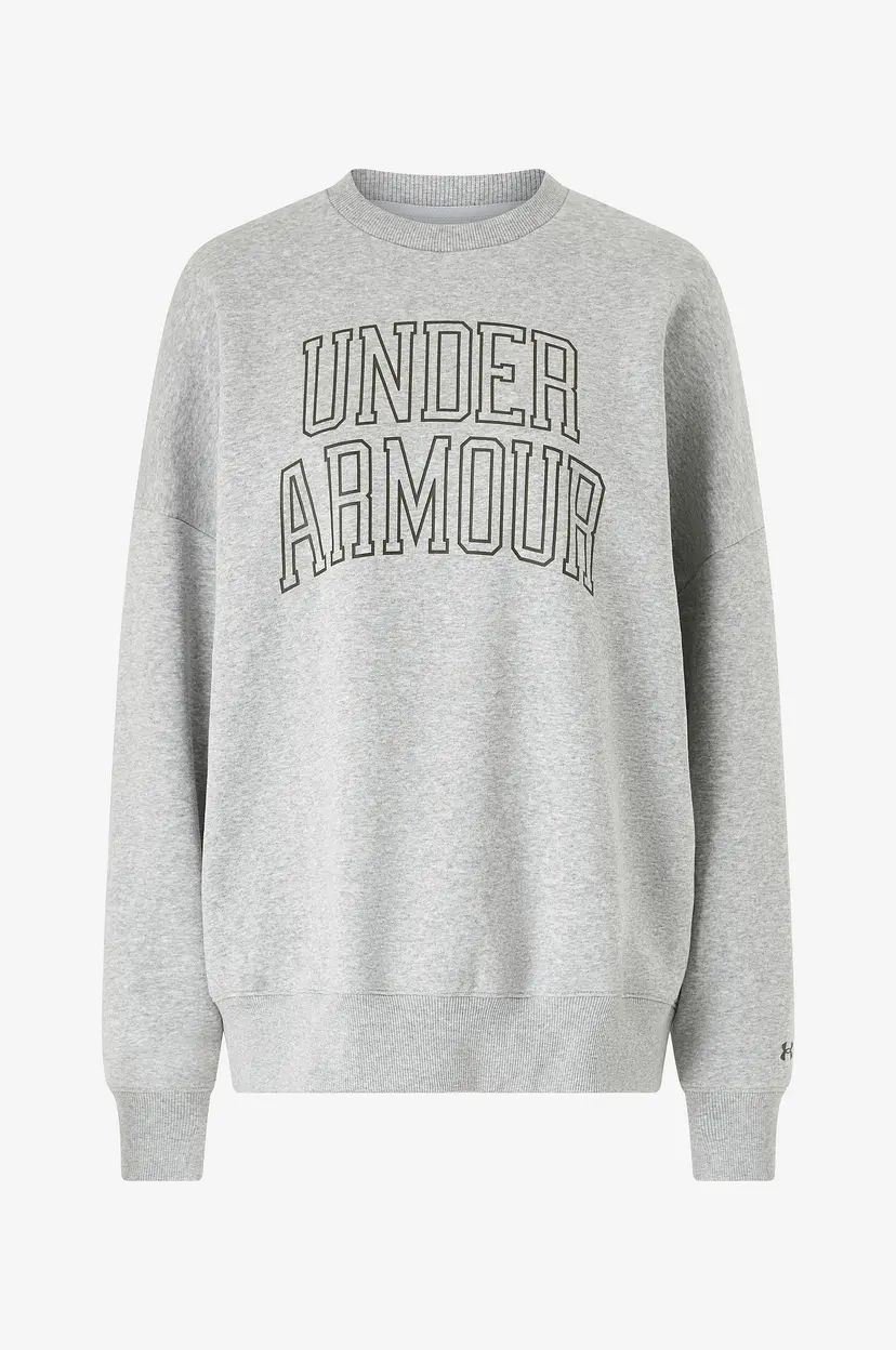 Under Armour Collegegenser Rival Flc OS Varsity Crew - Grå