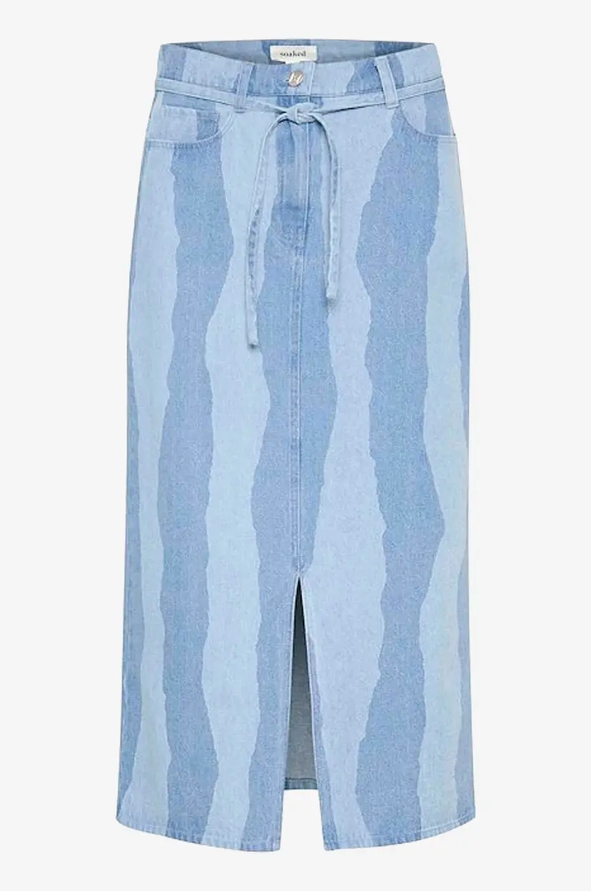Soaked In Luxury Denim skjørt Slmaisa Skirt - Blå