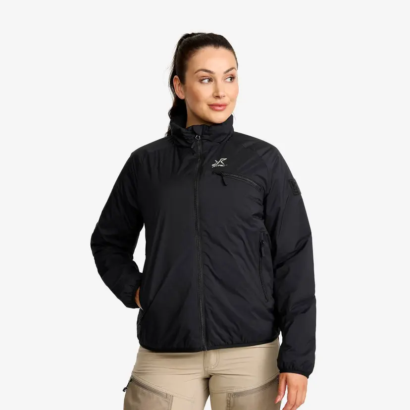 RevolutionRace Flatter Insulated Jacket Dame Black