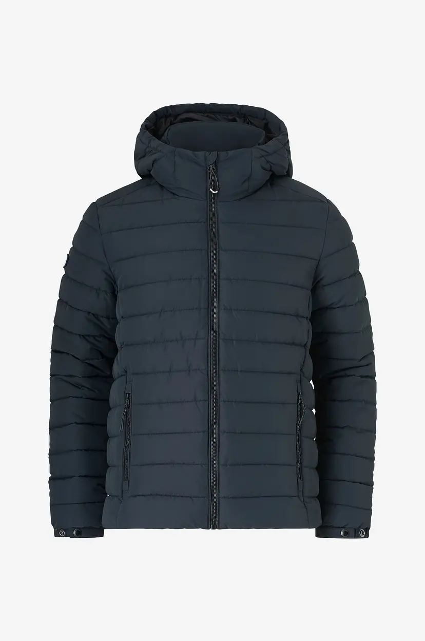 Superdry Jakke Hooded Fuji Padded Jacket - Blå