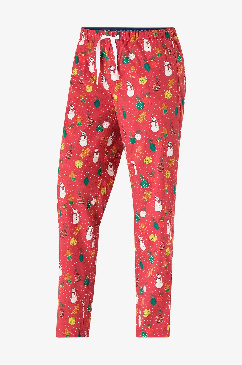 Lindbergh Pysjbukser X-mas Pajama Pants - Rød