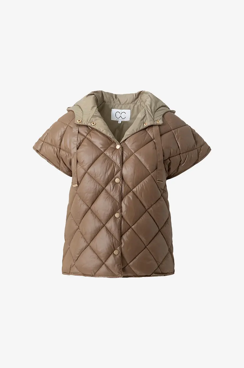 Coster Copenhagen Jakke Short Quilted - Brun
