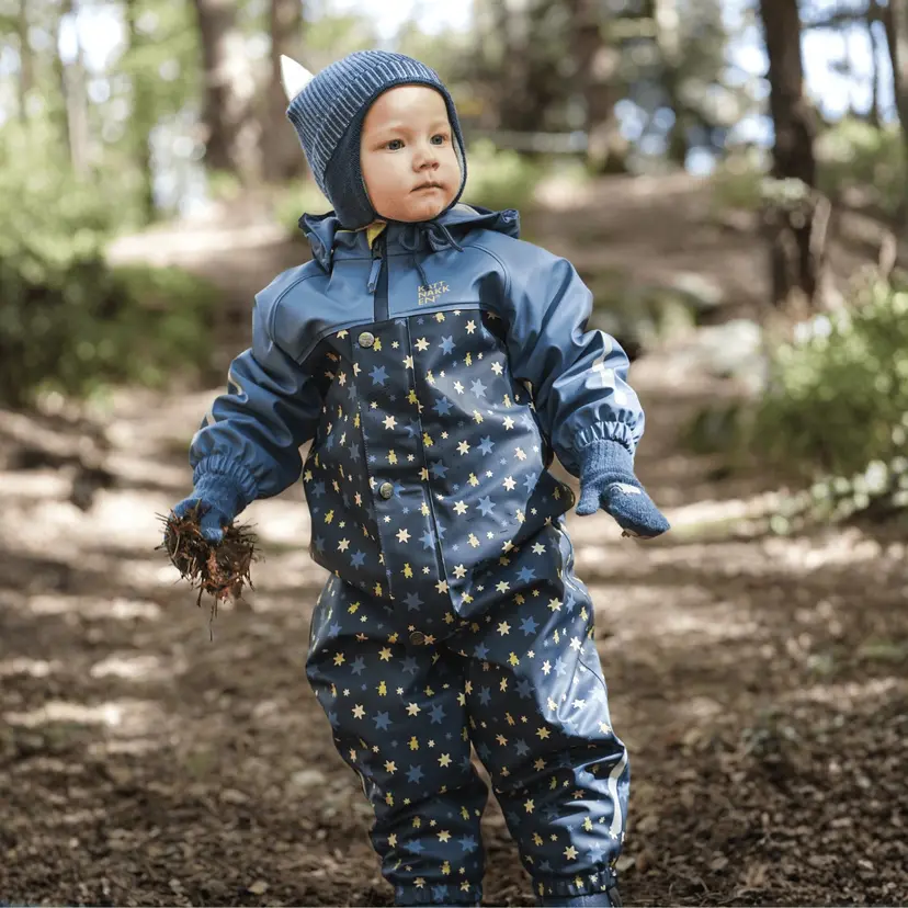 Kattnakken Kattnakken - Vinterregndress Baby Pytt Blå Horisont