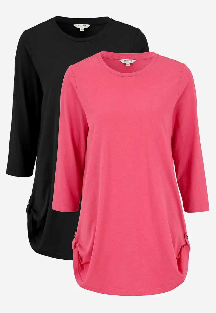 Cellbes of Sweden Jerseytunika med 3/4 erme Alexia 2-pack