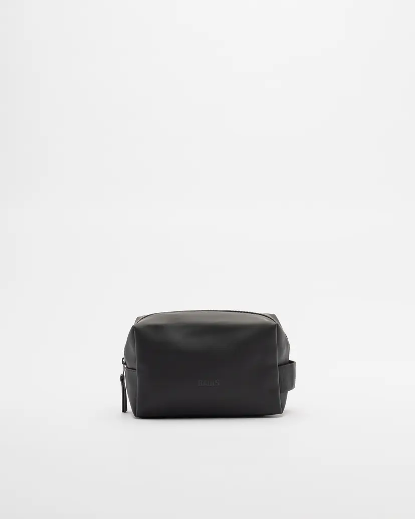 Rains Rains Wash Bag Small Black Necessaire