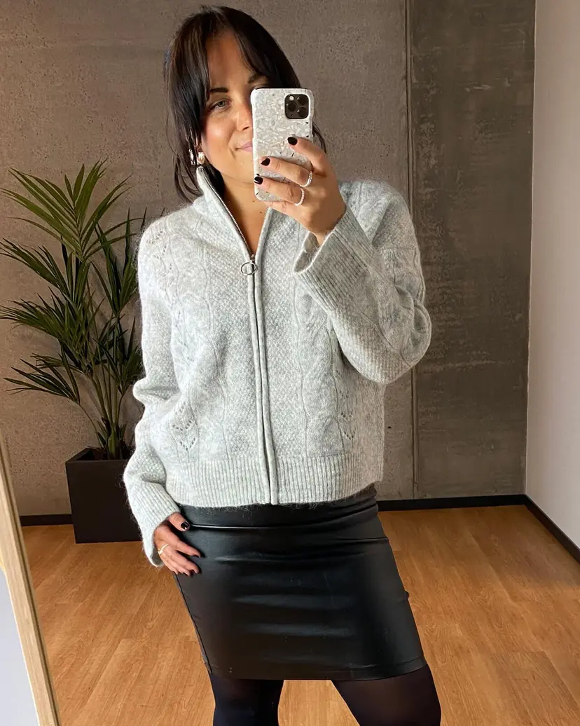 Selected Femme Cardigan Vera Zip Ullmiks
