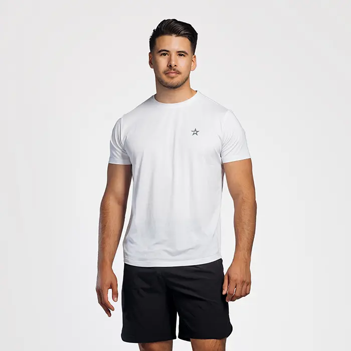 Star Wear Star Mesh T-skjorte Hvit