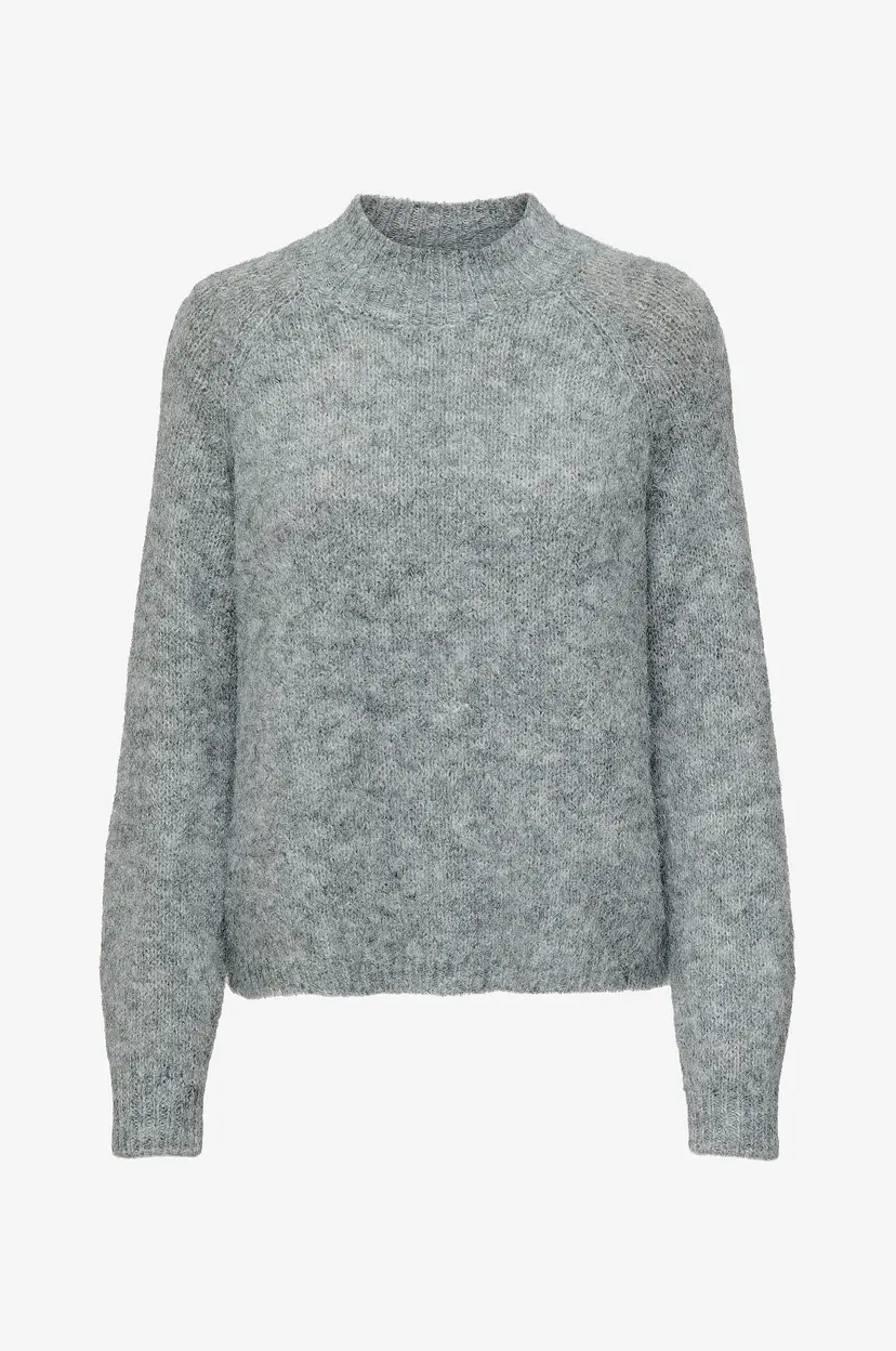 JDY Genser jdyZoey Life L/S HN Raglan Pul Knt - Grå